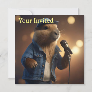 Invitación "Vaquero de Capybara: Serenading the Wild West"