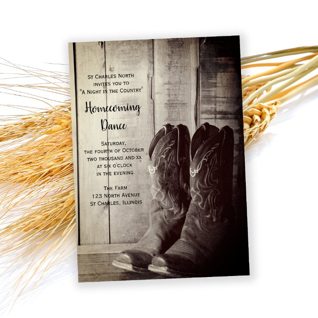 Invitación Vaquero ruso boicotea baile de bienvenida (Subido por el creador)