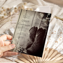 Vaquero ruso bota a Fiesta de Quinceanera Occident