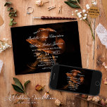 Invitación Vaquero rústico vintage bota matrimonio rural<br><div class="desc">Rústicas botas vintage de vaquero y invitación a la boda en el país gorra. El texto se puede cambiar usando a la derecha el menú "Detalles". Para adaptarlo a sus necesidades, haga clic en el botón "Personalizar" y puede cambiar el estilo de texto. Hay otros colores disponibles. Puede cambiar el...</div>