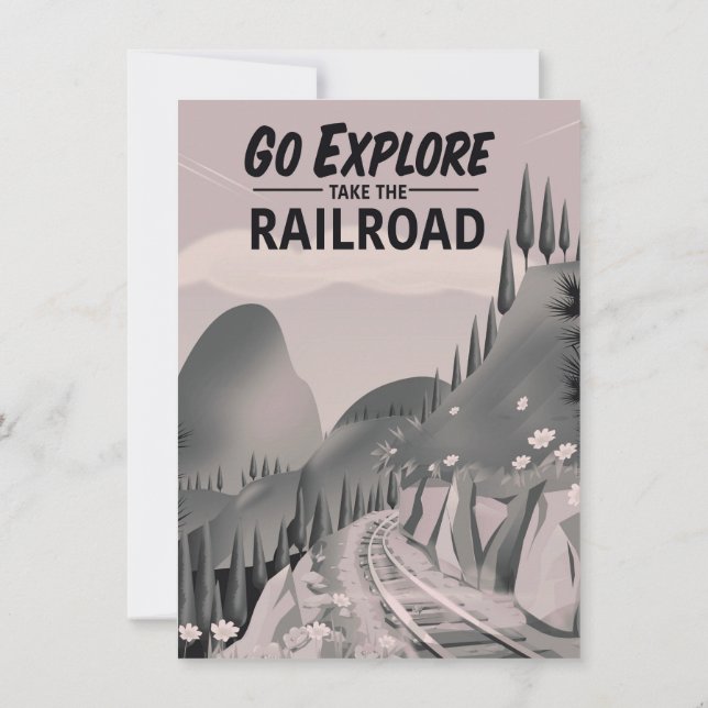 Invitación Ve Explora toma el Ferrocarril (Reverso)