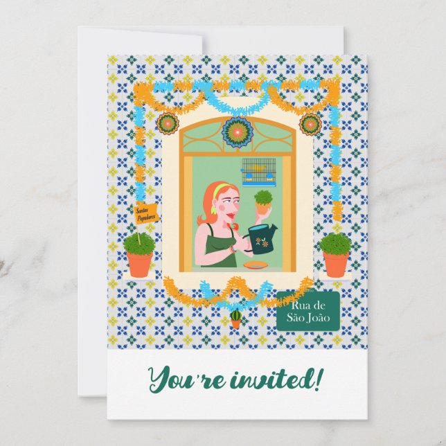 Invitación Vecino de San Juan Portugués Festa (Anverso)