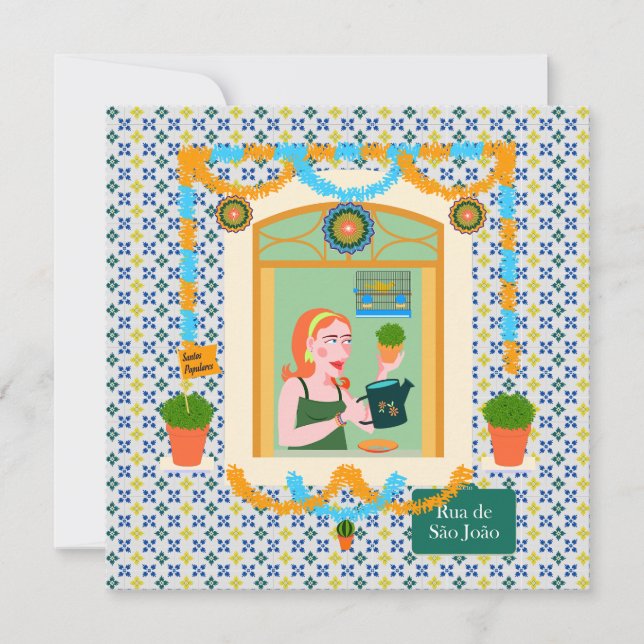 Invitación Vecino de San Juan Portugués Festa (Anverso)