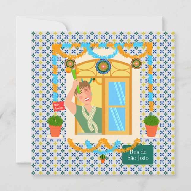 Invitación Vecino de San Juan Portugués Festa (Anverso)