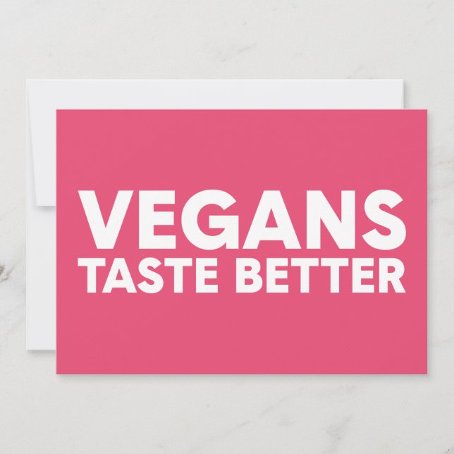 Invitación Vegan Appeal (Anverso)