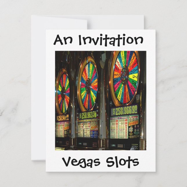 Invitación Vegas Slots (Anverso)