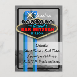 Invitación Vegas-Temática adaptable del