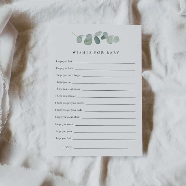 Invitación Vegetación acuática Baby Shower quiere bebé (Subido por el creador)