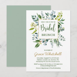 Invitación Vegetación acuática Brunch