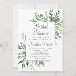 Invitación Vegetación acuática Ducha de novia