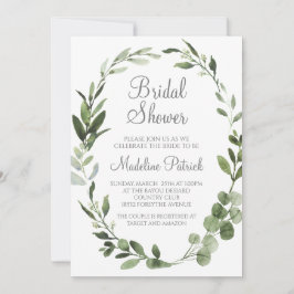 Invitación Vegetación acuática Ducha de novia