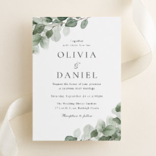 Invitación Vegetación acuática moderna Boda de todas las esta
