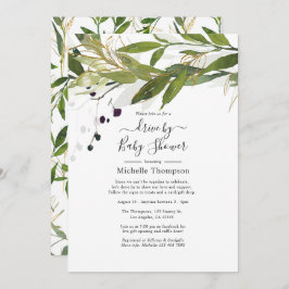 Invitación Vegetación acuática por novia o Baby Shower