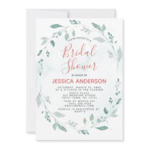 Vegetación acuática y ducha de novia rosa