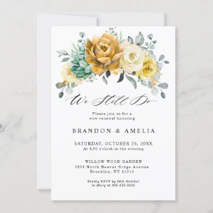 Invitación Vegetación de la floración amarilla de mostaza