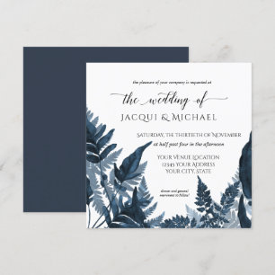 Invitación Vegetación de los bosques de montaña Fern Delft Bo