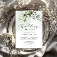 Vegetación follaje eucalipto boho boda brunch