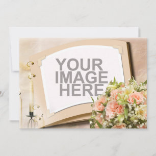 Invitación Vela Personalizado RSVP Elegante