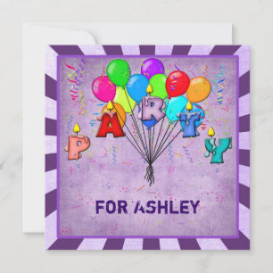 Invitación Velas fiestas