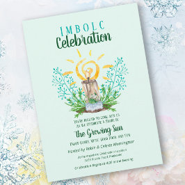 Invitación Velas Imbólicas Creando Vacaciones Celtas Pagan