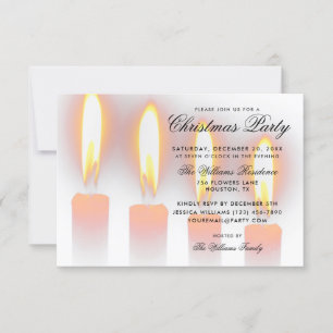 Invitación Velas navidades