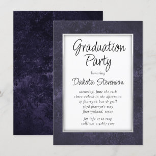 Invitación Velvet Grad Fiesta Amethyst Purple Watercolor