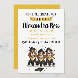 Invitación Ven a celebrar a nuestros perros de posgrado de Ba