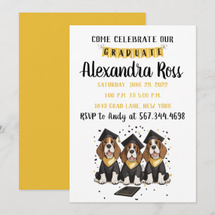 Invitación Ven a celebrar a nuestros perros de posgrado de Ba