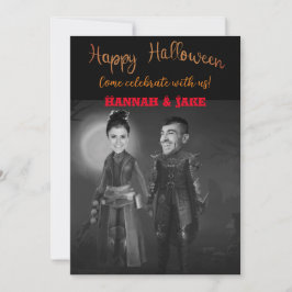 Invitación Ven a celebrar con nosotros Halloween