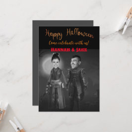 Invitación Ven a celebrar con nosotros Halloween