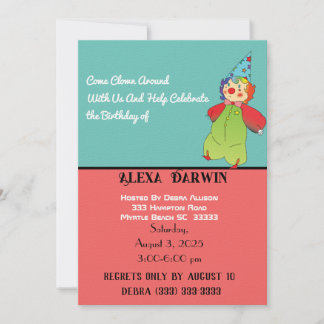 Invitación ¡Ven a divertirte con Alexa Darwin!
