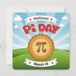 Invitación Ven a la celebración del Día Pi
