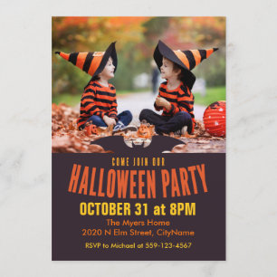 Invitación Ven a unirte a la fiesta de Halloween