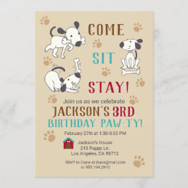 Invitación Ven, siéntate, quédate - Invitan a la fiesta de cu