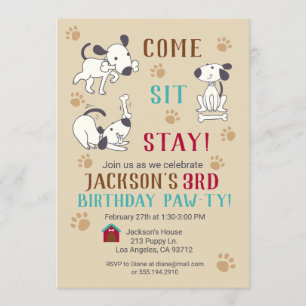 Invitación Ven, siéntate, quédate - Invitan a la fiesta de cu