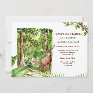 Invitación Venado en los bosques