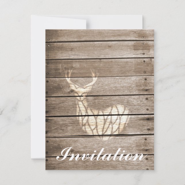 Invitación Venado urbano (Anverso)