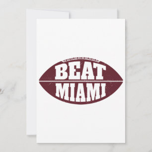 Invitación Vence a Miami Vintage Aggie Fútbol Día de Partido