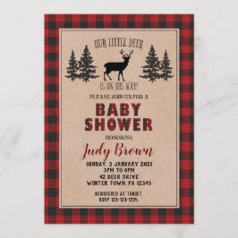 Invitación Vendedor Baby Shower, ducha de Navidades, vacacion