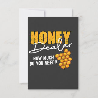 Invitación Vendedor de Miel ¿Cuánta Necesita Abeja Abeja Miel