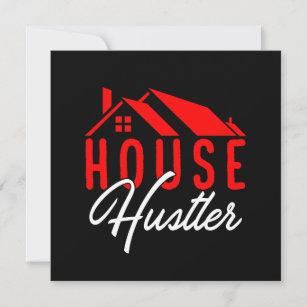 Invitación Vendedor de propiedades de Hustler Realtor House