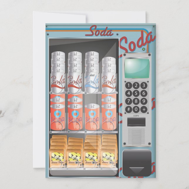 Invitación Vending Machine (Anverso)
