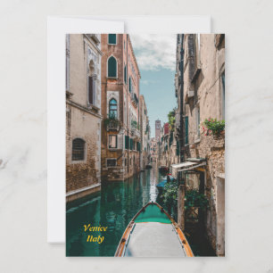 Invitación Venecia Italia La Ciudad Flotante