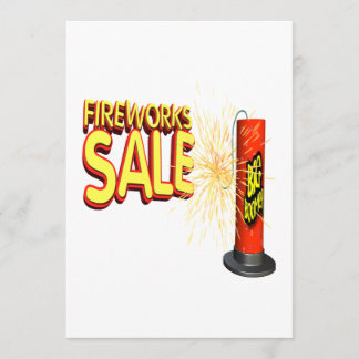 Invitación Venta de Fuegos Artificiales
