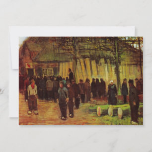 Invitación Venta de madera por Vincent van Gogh