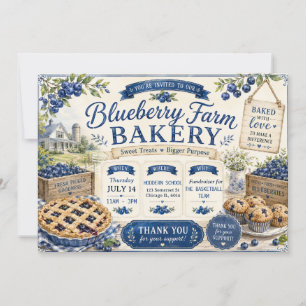 Invitación Venta de Pasteles de la Panadería de la Granja de