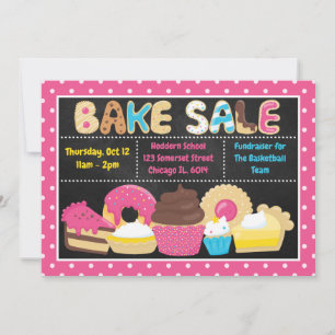 Invitación Venta de Repostería de Verano en la Escuela Divert