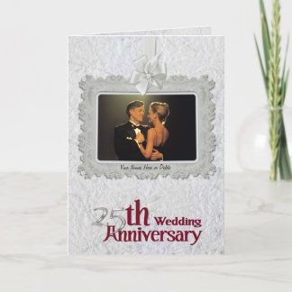 Invitación Ventana de fotos de gran tamaño de aniversario de