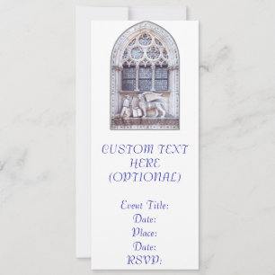 Invitación Ventana de león alado de San Marco