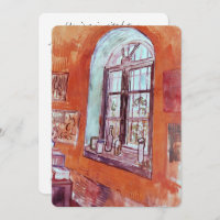 Ventana del estudio de Vincent van Gogh en el asil